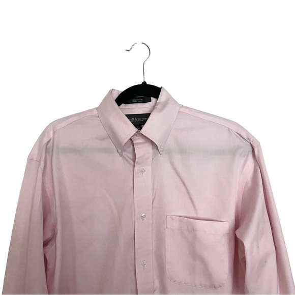 Croft & Barrow Pink Non Iron Long Sleeve Button Down Shirt - Picture 3 of 9